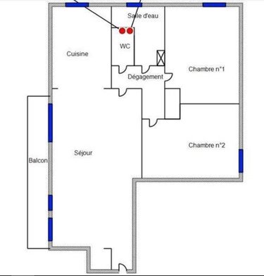 Location appartement Céret 66400 Pyrénées-Orientales 67 m2 3 pièces 735 euros