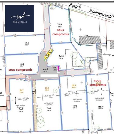 Terrain a batir a vendre Mouzeil 44850 Loire-Atlantique 626 m2  74880 euros