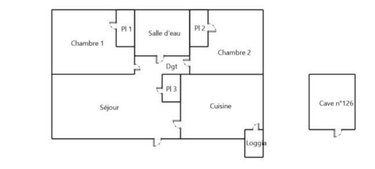 Appartement a vendre Saint-Jacques-de-la-Lande 35136 Ille-et-Vilaine 58 m2 3 pièces 215250 euros