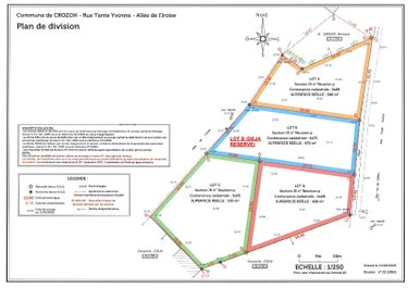 Terrain a batir a vendre Crozon 29160 Finistère 428 m2  112136 euros