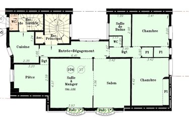 Appartement a vendre Paris 16e arrondissement 75016 Paris 94 m2 5 pièces 781500 euros