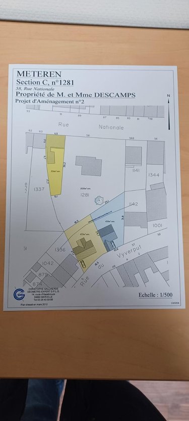 Terrain a batir a vendre Méteren 59270 Nord 500 m2  81000 euros