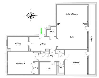Appartement a vendre Paris 16e arrondissement 75016 Paris 85 m2 3 pièces 810000 euros