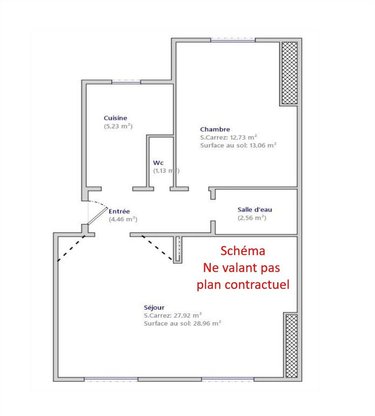 Appartement a vendre Neuilly-sur-Seine 92200 Hauts-de-Seine 54 m2 3 pièces 525000 euros