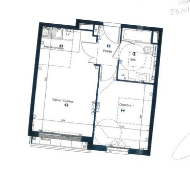 Appartement a vendre Issy-les-Moulineaux 92130 Hauts-de-Seine 40 m2 2 pièces 413000 euros