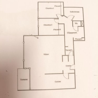 Appartement a vendre Gap 05000 Hautes-Alpes 68 m2 3 pièces 159000 euros