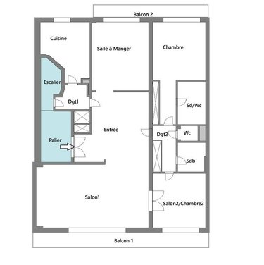 Appartement a vendre Neuilly-sur-Seine 92200 Hauts-de-Seine 117 m2  1410000 euros