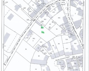 Terrain a batir a vendre Gouzon 23230 Creuse 1354 m2  26500 euros