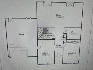 Maison a vendre Beaumont-le-Roger 27170 Eure  158250 euros