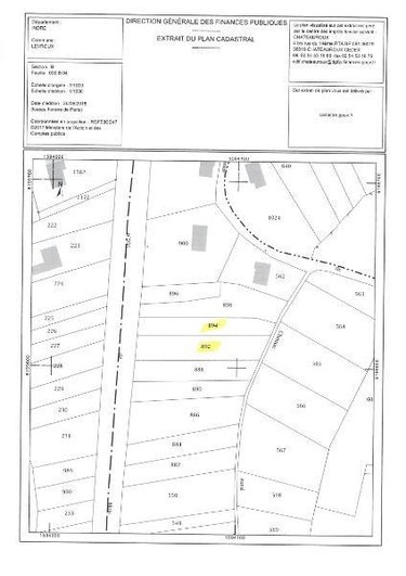 Terrain a batir a vendre Levroux 36110 Indre 1616 m2  29810 euros