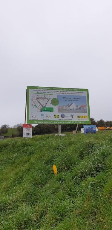 Terrain a batir a vendre Foucarmont 76340 Seine-Maritime 789 m2  25090 euros