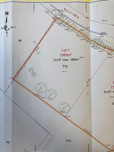 Terrain a batir a vendre Montceaux-lès-Vaudes 10260 Aube 1085 m2  32800 euros