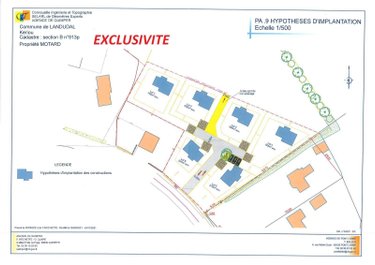 Terrain a batir a vendre Landudal 29510 Finistère 750 m2  60604 euros