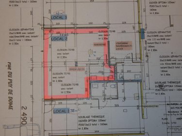 Location fonds et murs commerciaux Lempdes 63370 Puy-de-Dôme 40 m2  780 euros