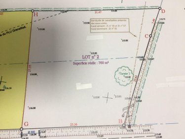 Terrain a batir a vendre Buzançais 36500 Indre 760 m2  23460 euros