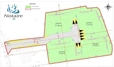 Terrain a batir a vendre Trégunc 29910 Finistère 570 m2  147526 euros