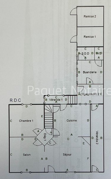 Maison a vendre Condren 02700 Aisne 80 m2 7 pièces 74900 euros