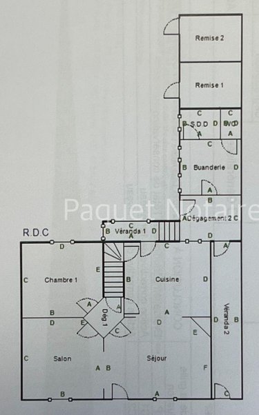 Maison a vendre Condren 02700 Aisne 80 m2 7 pièces 74900 euros