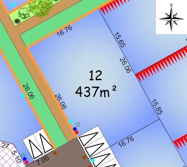 Terrain a batir a vendre Scaër 29390 Finistère 437 m2  43460 euros