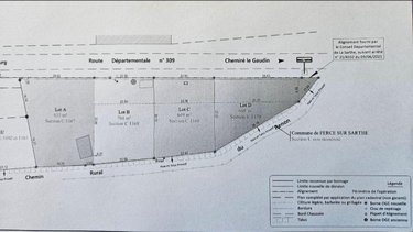 Terrain a batir a vendre La Suze-sur-Sarthe 72210 Sarthe 833 m2  31650 euros