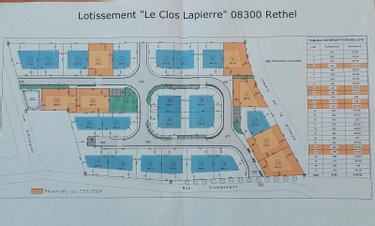 Terrain a batir a vendre Rethel 08300 Ardennes  50996 euros