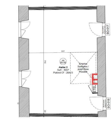 Location fonds et murs commerciaux Guérande 44350 Loire-Atlantique 40 m2  750 euros