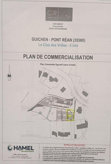 Terrain a batir a vendre Guichen 35580 Ille-et-Vilaine 387 m2  115700 euros