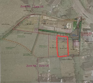 Terrain a batir a vendre Guichen 35580 Ille-et-Vilaine 423 m2  110750 euros