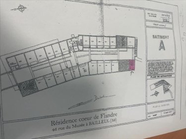 Garage et parking a vendre Bailleul 59270 Nord 11 m2  11000 euros