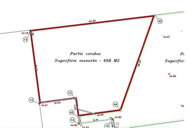 Terrain a batir a vendre Spay 72700 Sarthe 668 m2  68250 euros