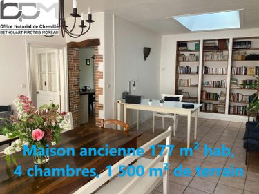 Maison a vendre Melay 49120 Maine-et-Loire 177 m2 7 pièces 263750 euros