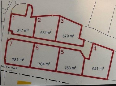 Terrain a batir a vendre Saint-Thual 35190 Ille-et-Vilaine 679 m2  86352 euros