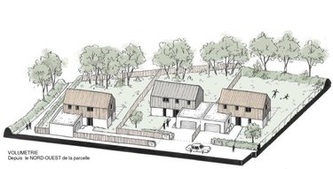 Terrain a batir a vendre Gouesnou 29850 Finistère 800 m2  195010 euros