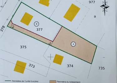 Terrain a batir a vendre Chinon 37500 Indre-et-Loire 805 m2  28500 euros