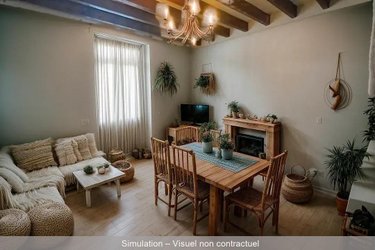Maison a vendre Cérans-Foulletourte 72330 Sarthe 90 m2  131250 euros