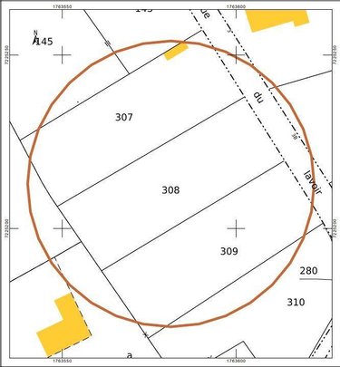 Terrain a batir a vendre Chennegy 10190 Aube 1392 m2  25500 euros
