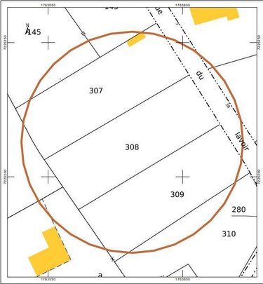 Terrain a batir a vendre Chennegy 10190 Aube 1392 m2  25500 euros