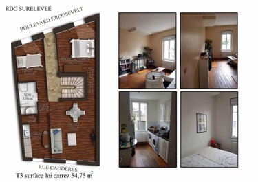 Appartement a vendre Bordeaux 33000 Gironde 54 m2 3 pièces 198000 euros