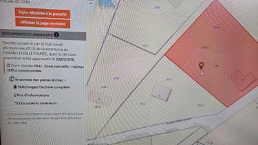 Terrain a batir a vendre Cérans-Foulletourte 72330 Sarthe 4000 m2  48000 euros