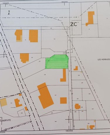Terrain a batir a vendre Polisot 10110 Aube 3000 m2  126000 euros