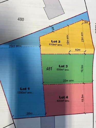 Terrain a batir a vendre Vacqueriette-Erquières 62140 Pas-de-Calais 650 m2  31000 euros