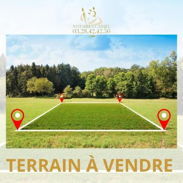 Terrain a batir a vendre Bavinchove 59670 Nord 800 m2  61480 euros