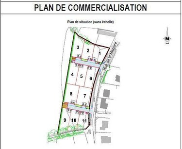 Terrain a batir a vendre Saint-M'Hervon 35360 Ille-et-Vilaine 400 m2  55067 euros