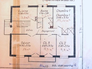 Maison a vendre Joué-lès-Tours 37300 Indre-et-Loire 112 m2 6 pièces 249524 euros