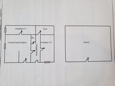 Maison a vendre Moulins-sur-Céphons 36110 Indre 59 m2 3 pièces 35772 euros