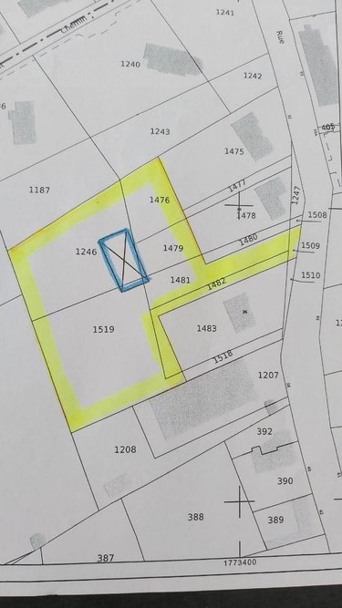 Terrain a batir a vendre Sains-du-Nord 59177 Nord 4004 m2  43000 euros