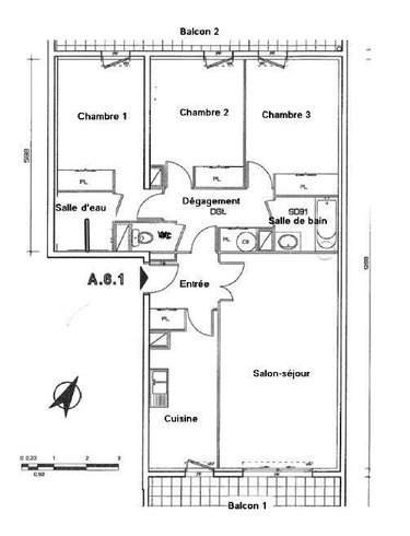 Appartement a vendre Marseille 8e Arrondissement 13008 Bouches-du-Rhône 88 m2 4 pièces 415000 euros