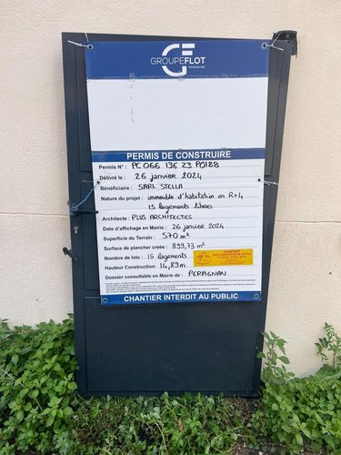 Terrain a batir a vendre Perpignan 66000 Pyrénées-Orientales 570 m2  270000 euros