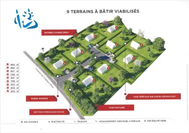 Terrain a batir a vendre Appeville-Annebault 27290 Eure 922 m2  50756 euros