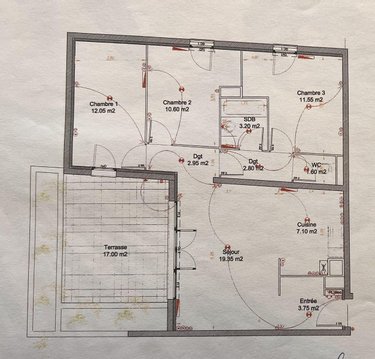 Appartement a vendre Floirac 33270 Gironde 74 m2 4 pièces 225000 euros